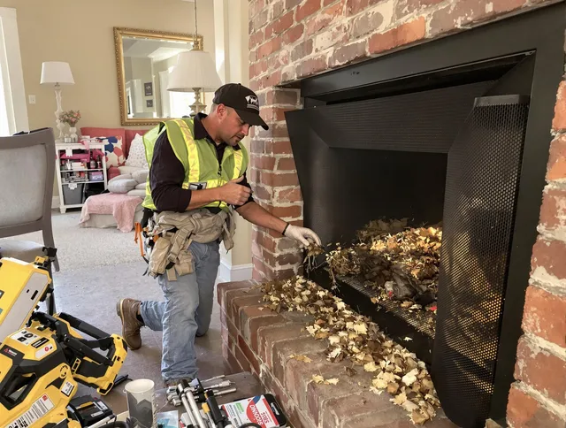 Safe screening installation by Valley Falls Chimney Sweep in Valley Falls, RI
