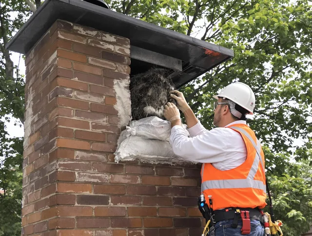 Humane removal of debris and animals by Valley Falls Chimney Sweep in Valley Falls, RI