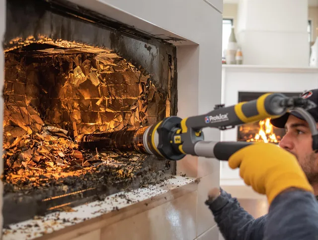 Professional chimney cleaning by Valley Falls Chimney Sweep in Valley Falls, RI