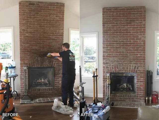 Finished chimney sweeping service by Valley Falls Chimney Sweep in Valley Falls, RI