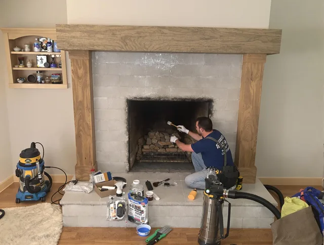 Detailed creosote removal process by Valley Falls Chimney Sweep in Valley Falls, RI