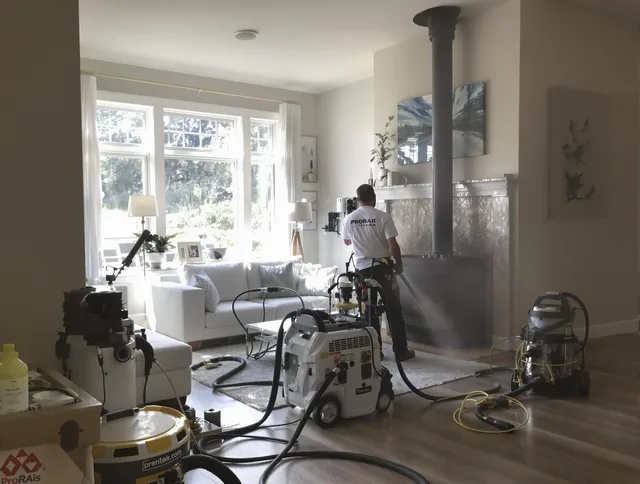 Soot removal service by Valley Falls Chimney Sweep for a fireplace in Valley Falls, RI